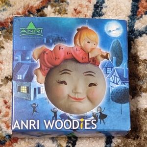 NWT Anri Woodies Christmas Ornament "Playing the Trumpet"